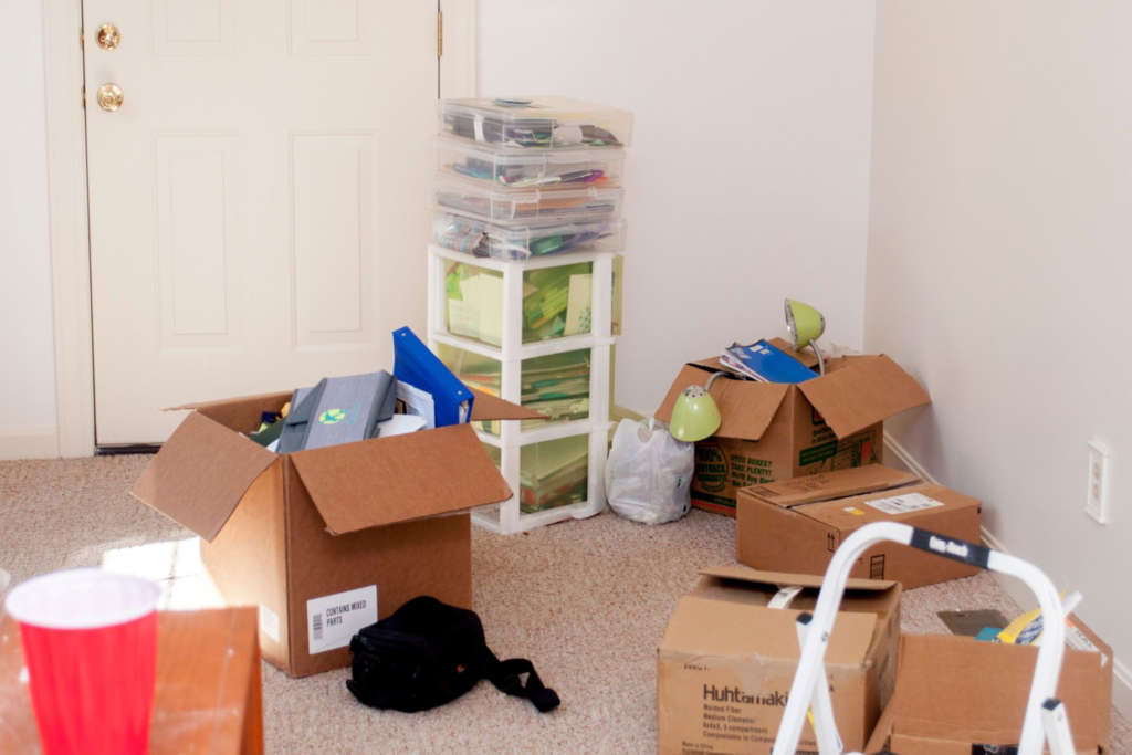 declutter to prepare